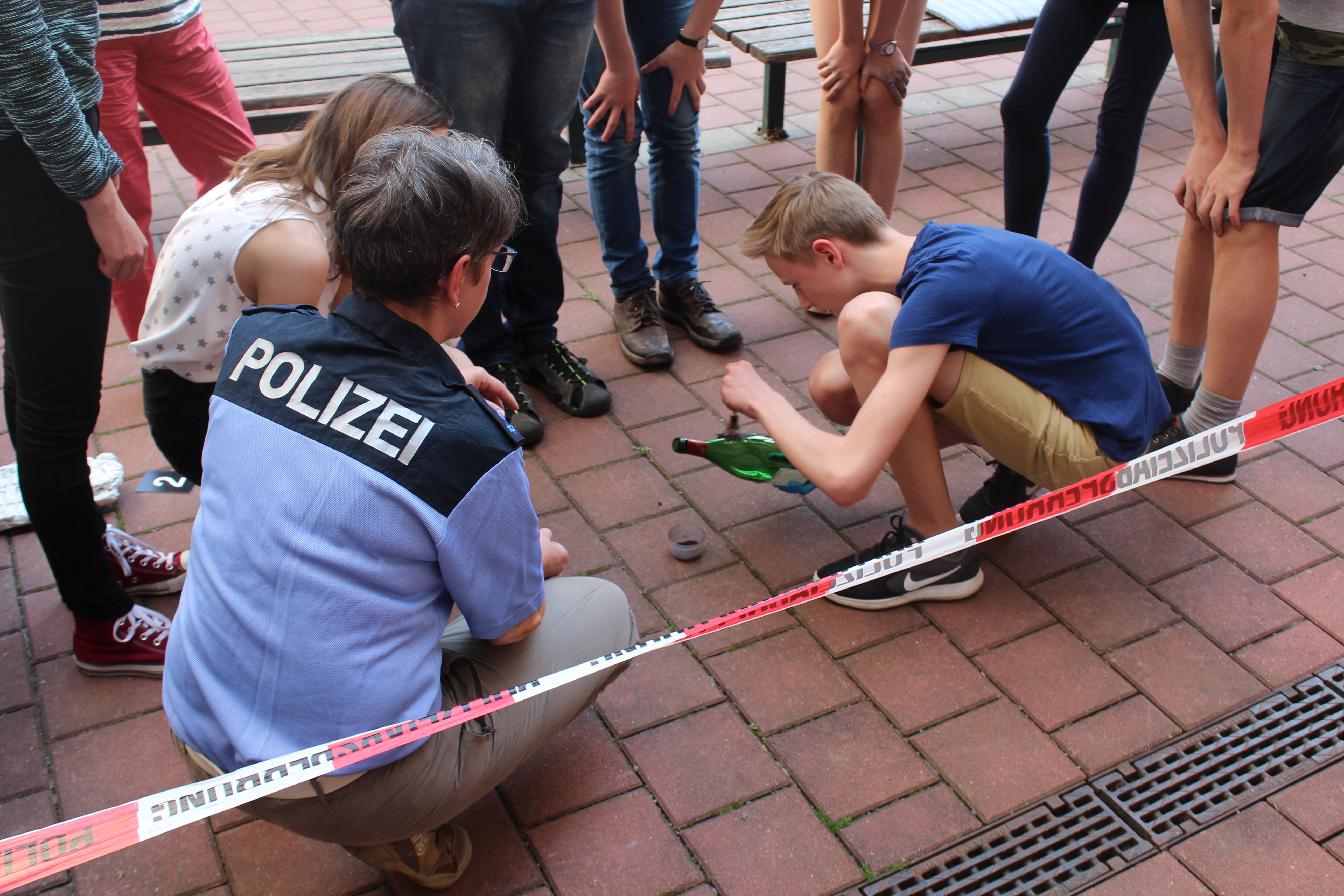 Polizei besucht Schiller-Gymnasium Pirna