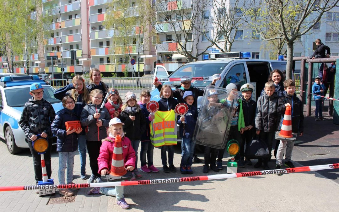 Polizei zu Besuch in Heidenau