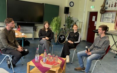Schüler fragen, der Bürgermeister antwortet